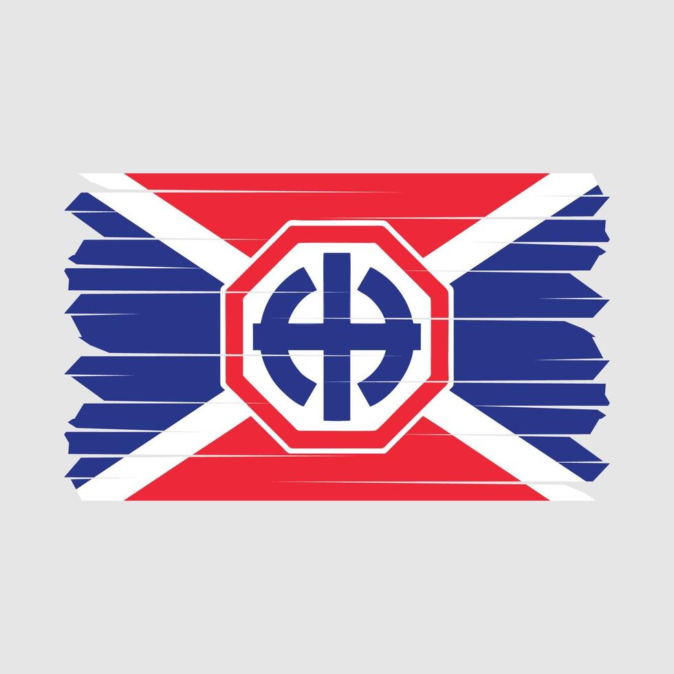Soviet Flag Brush vector