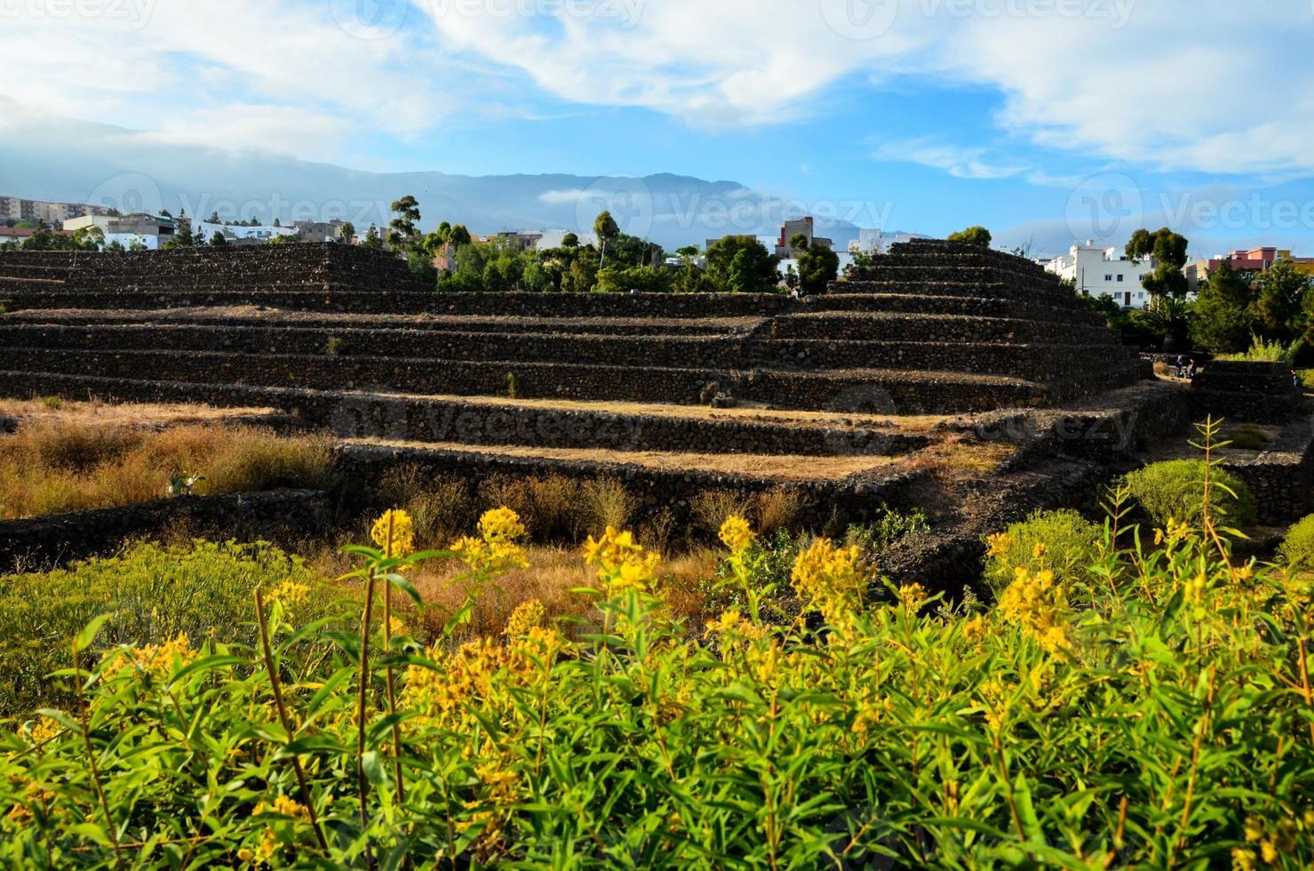 Ancient stone steps photo