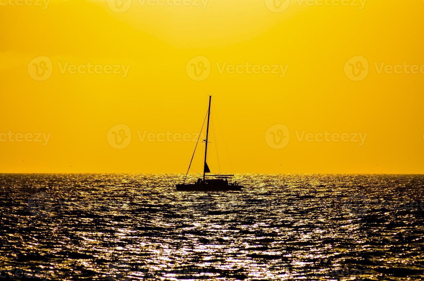 Ship in the ocean photo