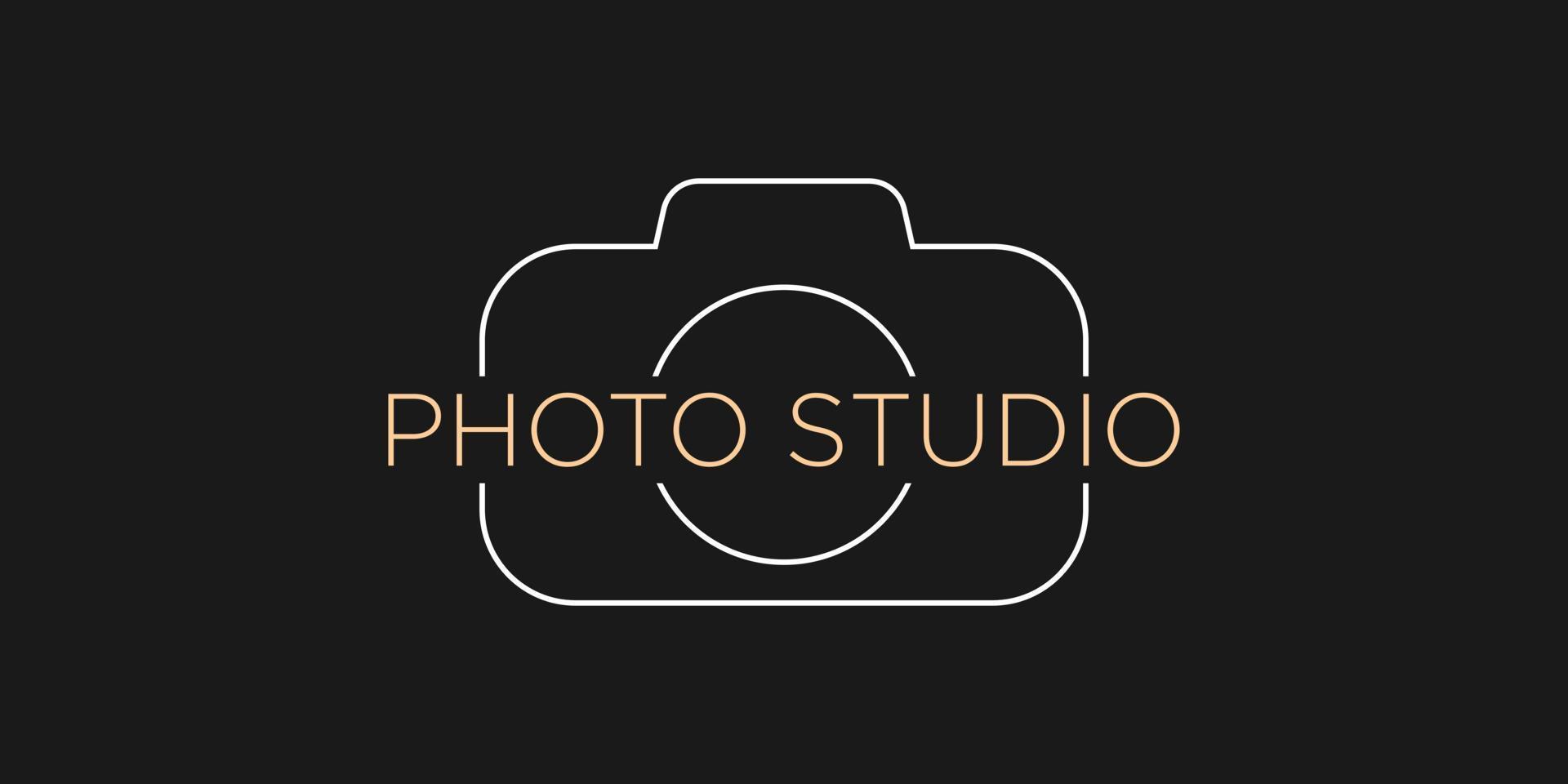 photography studio Logo template, photographer, photo. Company, brand, branding, corporate, identity vector