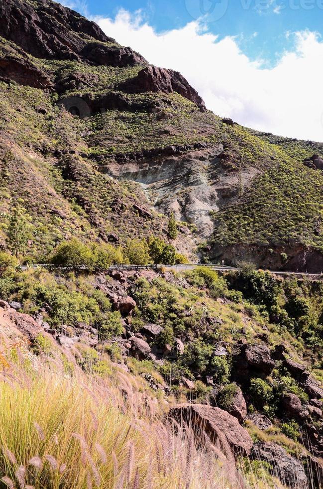 paisaje escénico de montaña foto