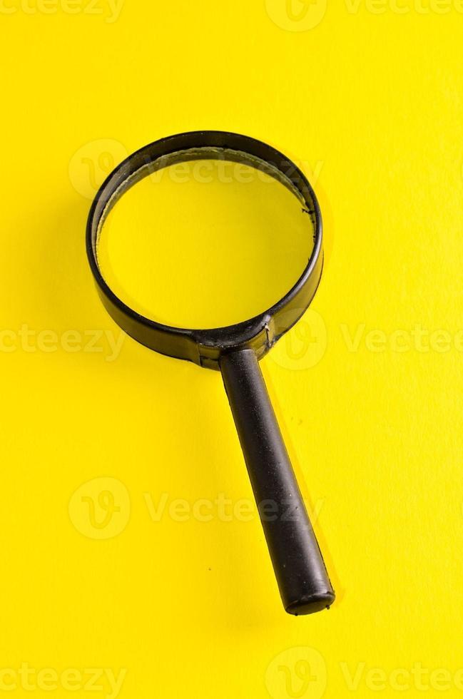 Magnifying glass loupe photo