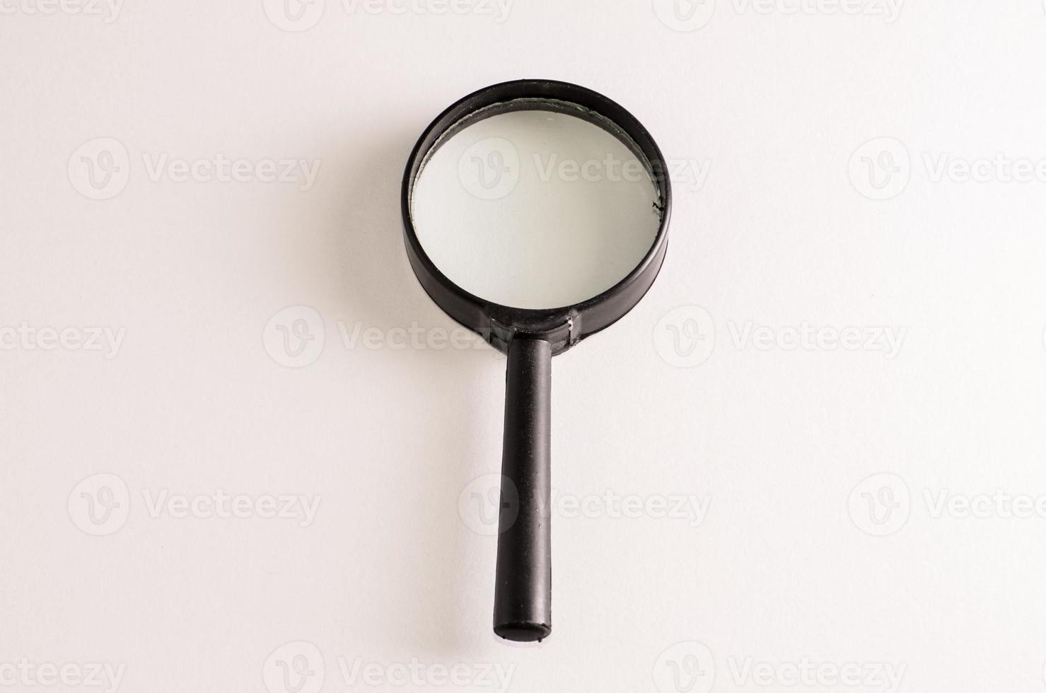 Magnifying loupe glass photo