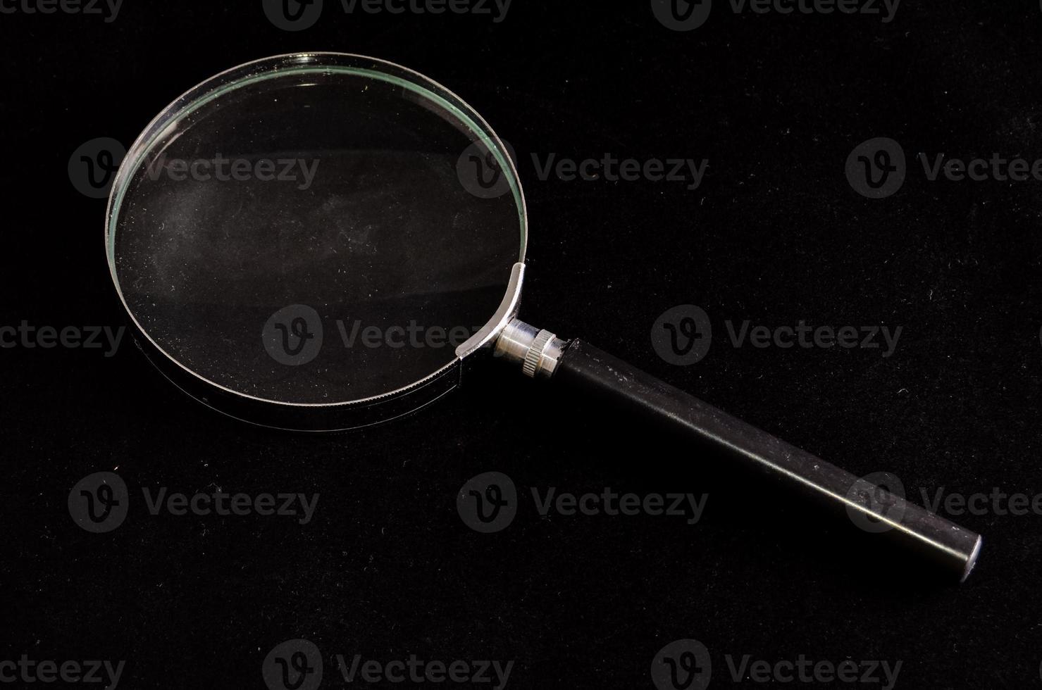 Magnifying loupe glass photo