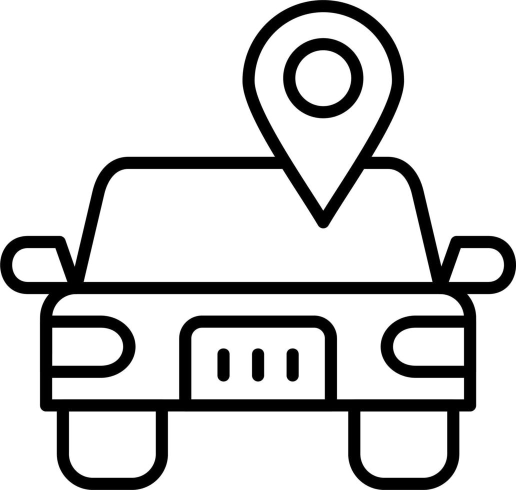 Car Location vector icon