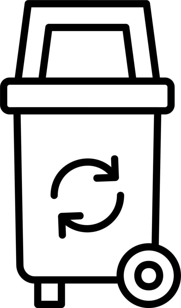 Trash vector icon