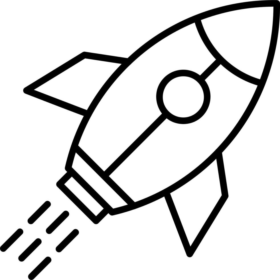 Rocket Launch vector icon