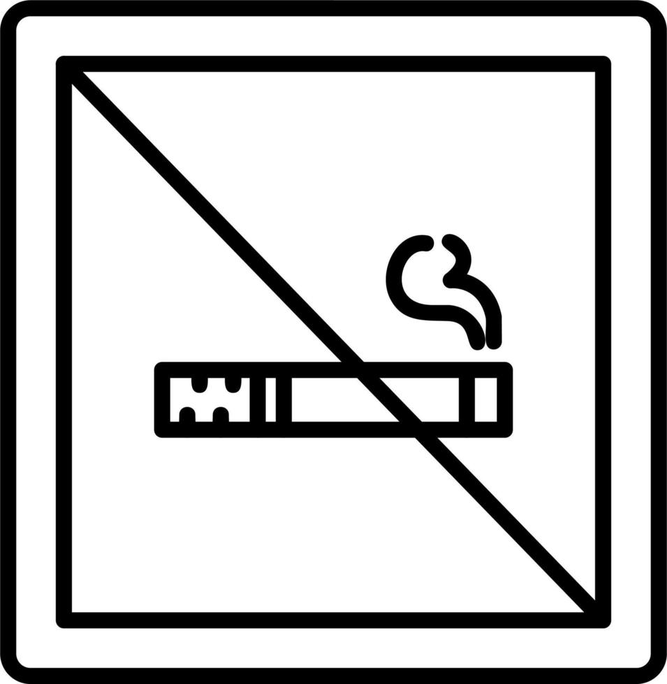 No smoking vector icon