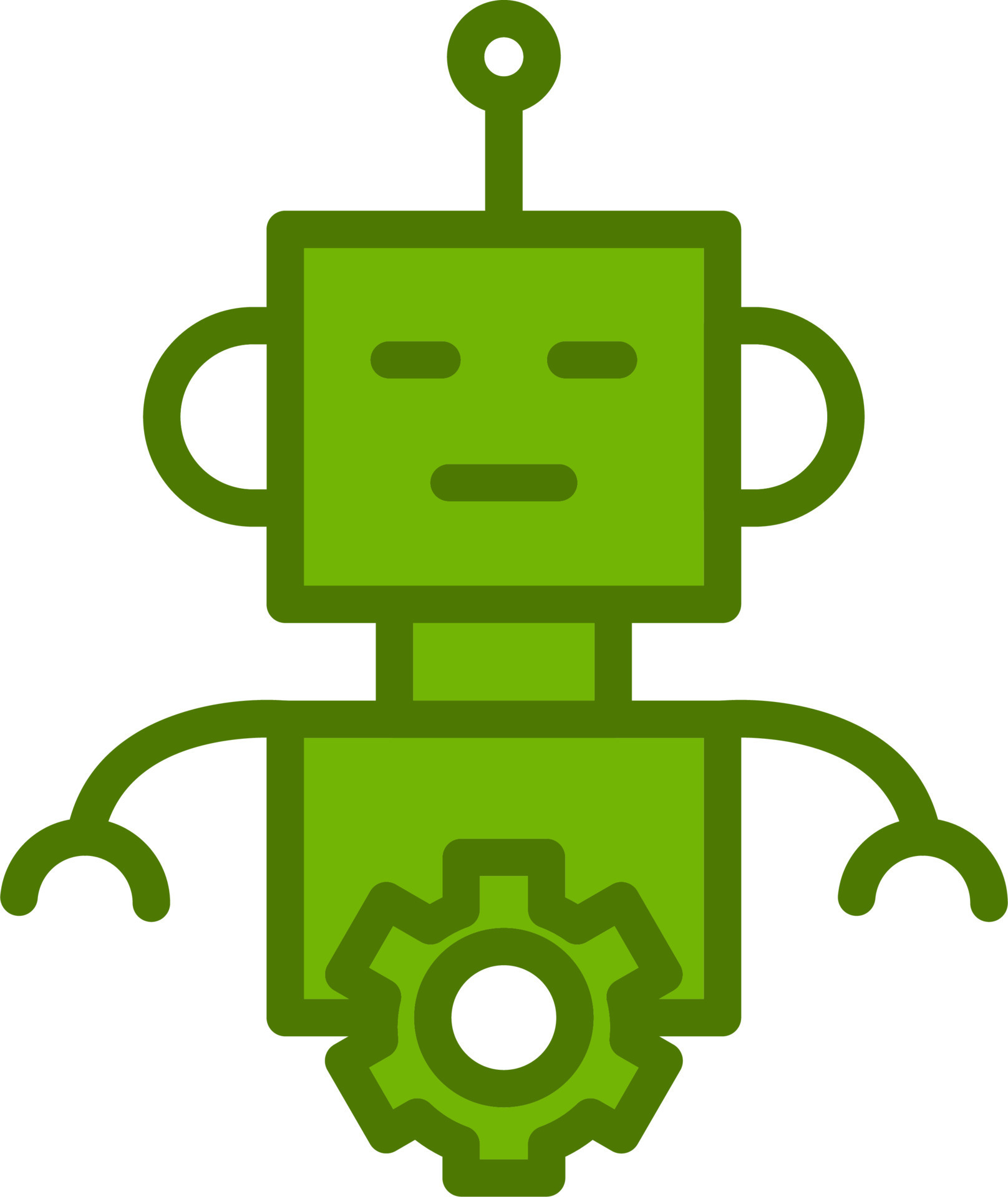 Robot vector icon 21587866 Vector Art at Vecteezy
