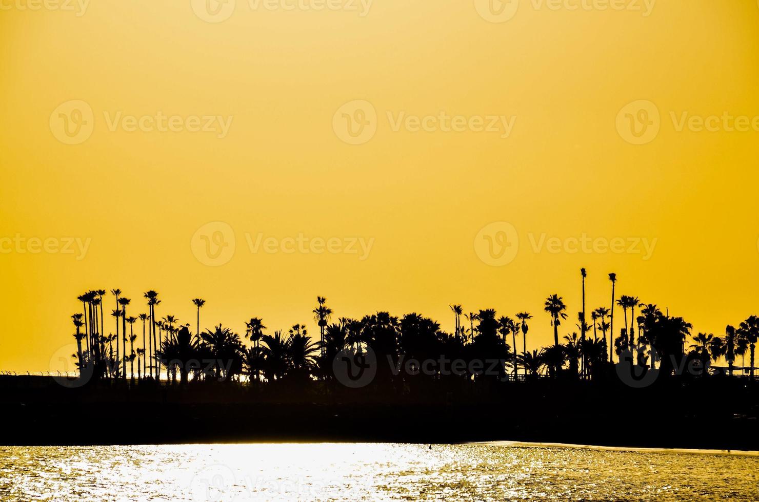 Beautiful sunset view photo