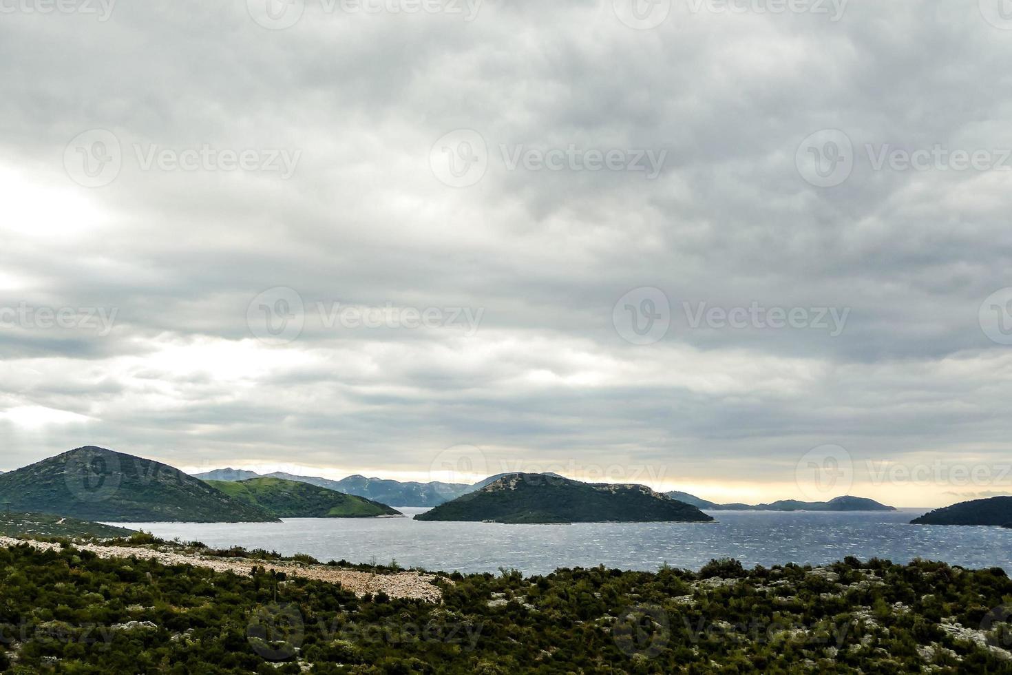 Scenic coastal view photo