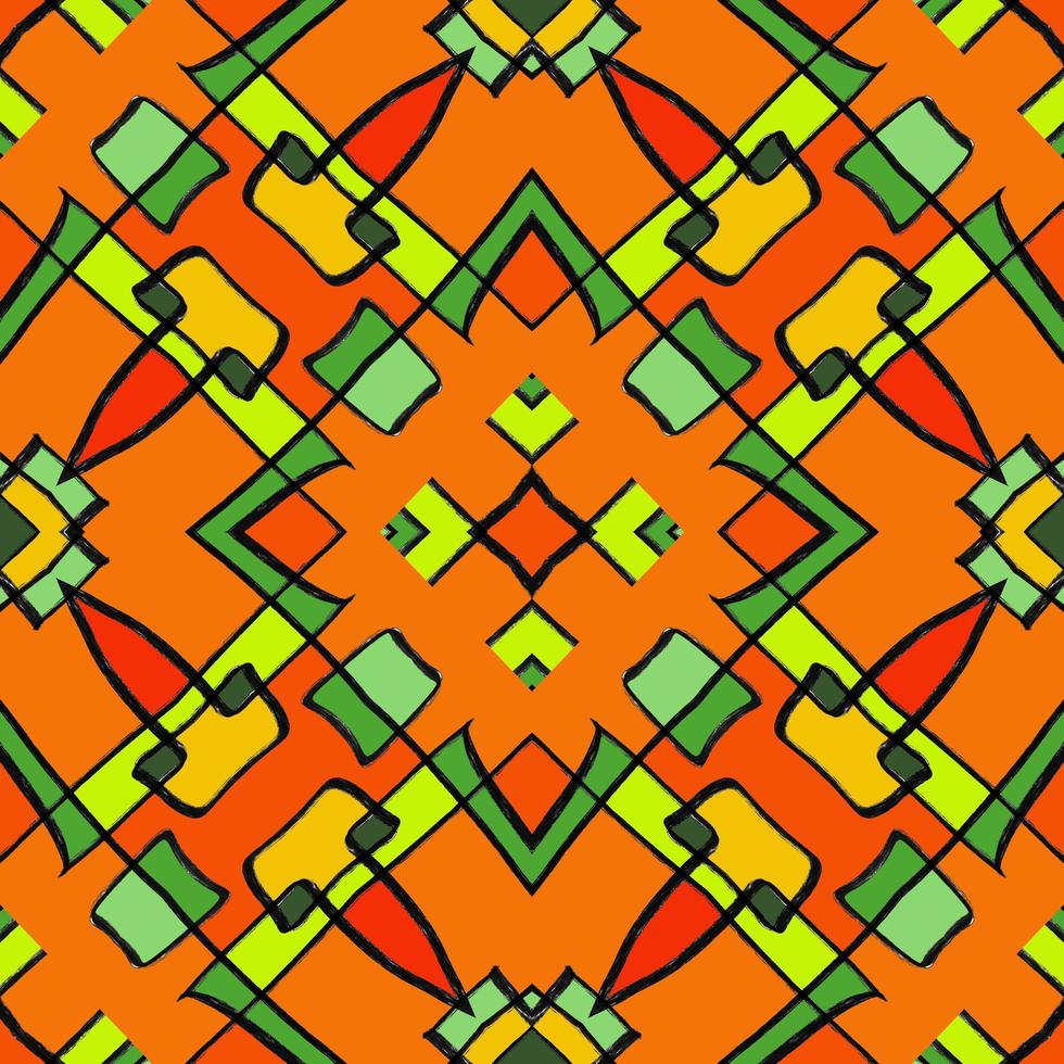 African pattern design. Tribal ethnic illustration for wrapping paper, wallpaper, fabric, decorating and carpet. photo