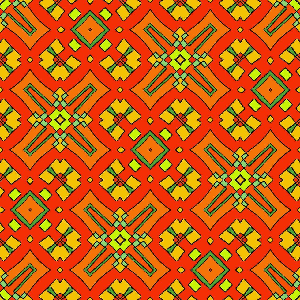 African pattern design. Tribal ethnic illustration for wrapping paper, wallpaper, fabric, decorating and carpet. photo