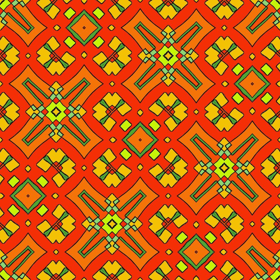 africano modelo diseño. tribal étnico ilustración para envase papel, fondo de pantalla, tela, decorando y alfombra. foto