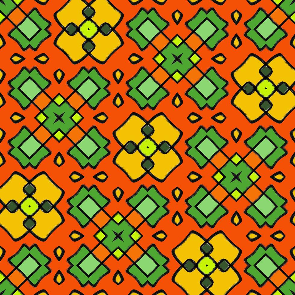 African pattern design. Tribal ethnic illustration for wrapping paper, wallpaper, fabric, decorating and carpet. photo