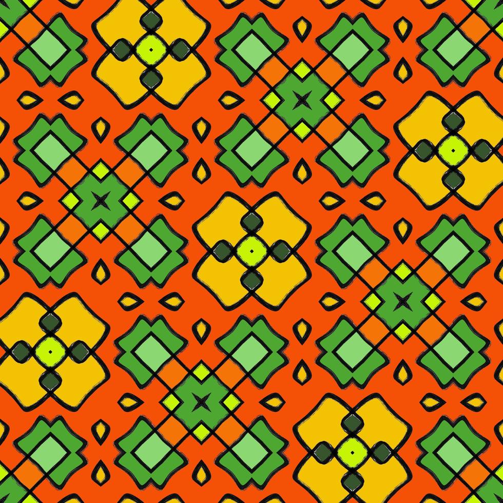 African pattern design. Tribal ethnic illustration for wrapping paper, wallpaper, fabric, decorating and carpet. photo