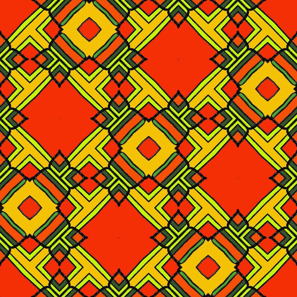 African pattern design. Tribal ethnic illustration for wrapping paper, wallpaper, fabric, decorating and carpet. photo