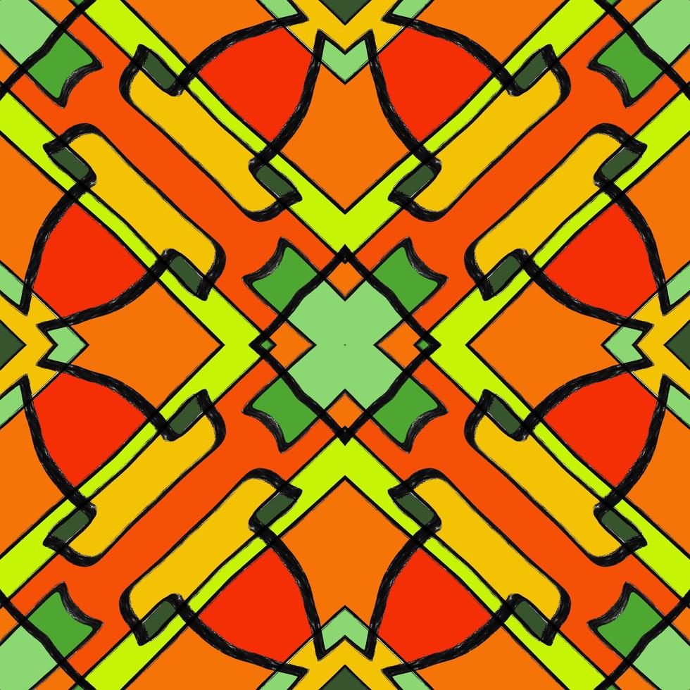 African pattern design. Tribal ethnic illustration for wrapping paper, wallpaper, fabric, decorating and carpet. photo