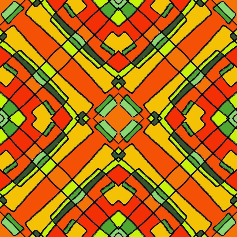 African pattern design. Tribal ethnic illustration for wrapping paper, wallpaper, fabric, decorating and carpet. photo
