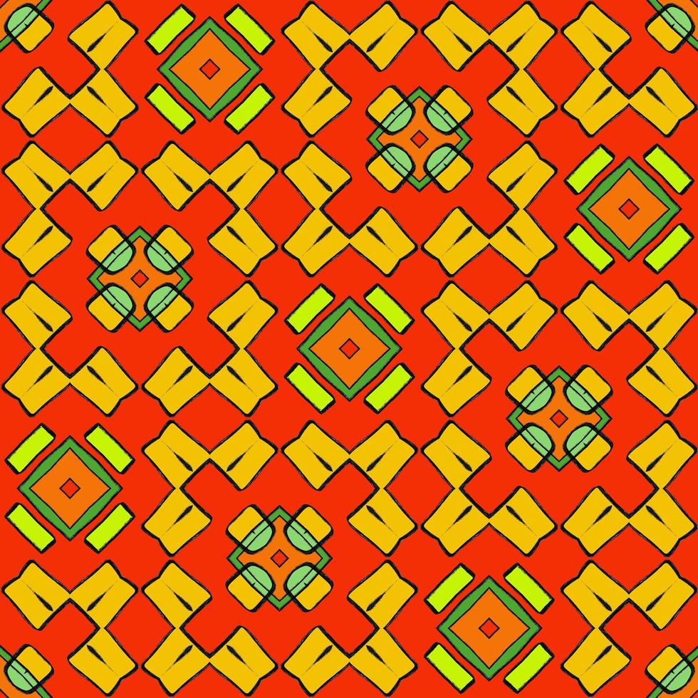 African pattern design. Tribal ethnic illustration for wrapping paper, wallpaper, fabric, decorating and carpet. photo