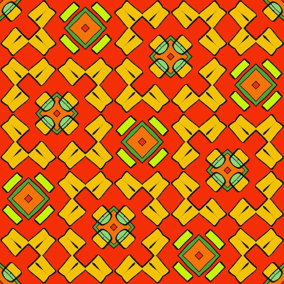 African pattern design. Tribal ethnic illustration for wrapping paper, wallpaper, fabric, decorating and carpet. photo