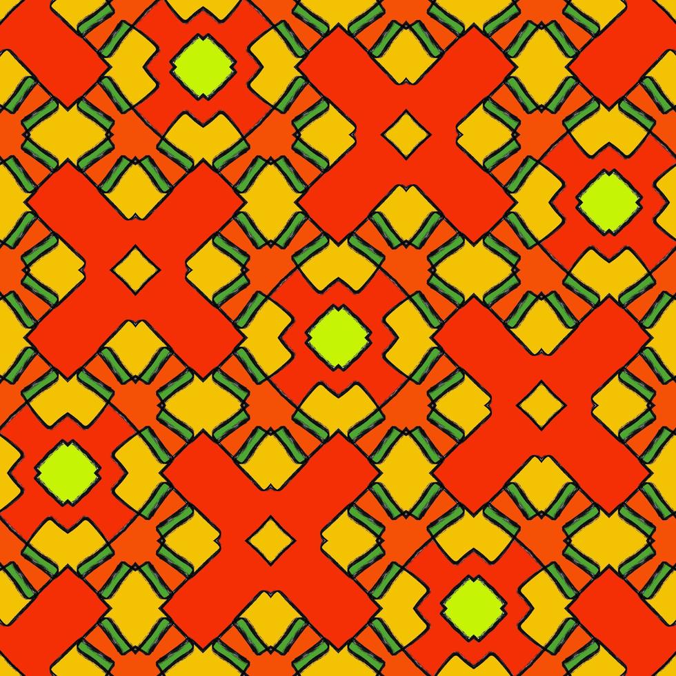 African pattern design. Tribal ethnic illustration for wrapping paper, wallpaper, fabric, decorating and carpet. photo