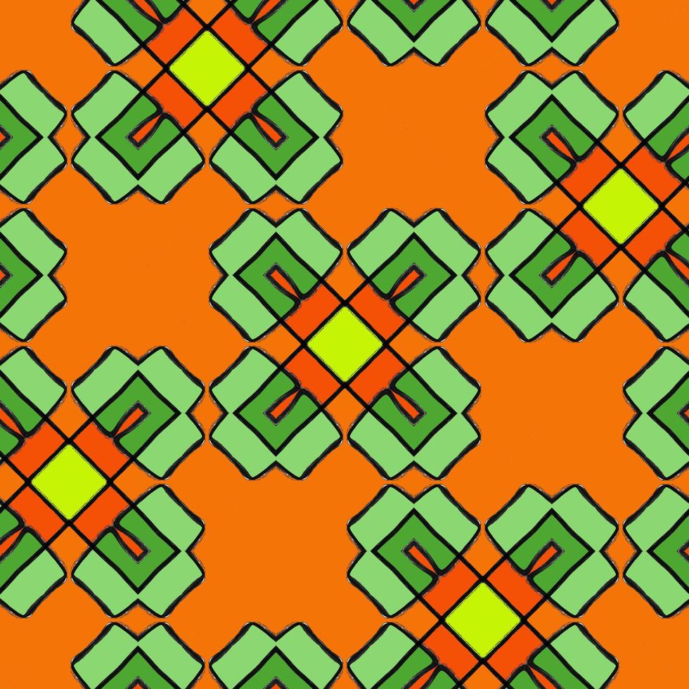 African pattern design. Tribal ethnic illustration for wrapping paper, wallpaper, fabric, decorating and carpet. photo