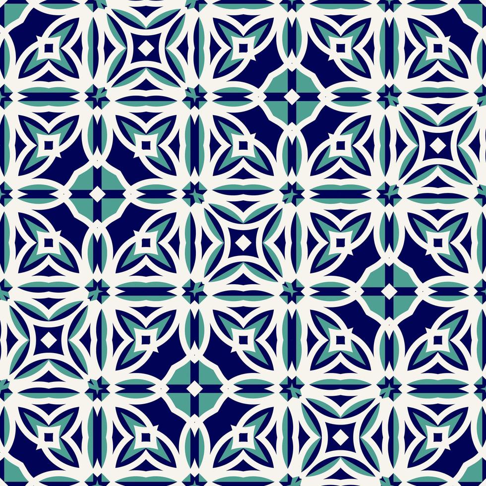 Oriental traditional pattern. Repeated maroccan crosses mosaic tiles. Lantern shapes motif. Tracery window wallpaper. Arabesque digital paper, textile print. Seamless surface design photo