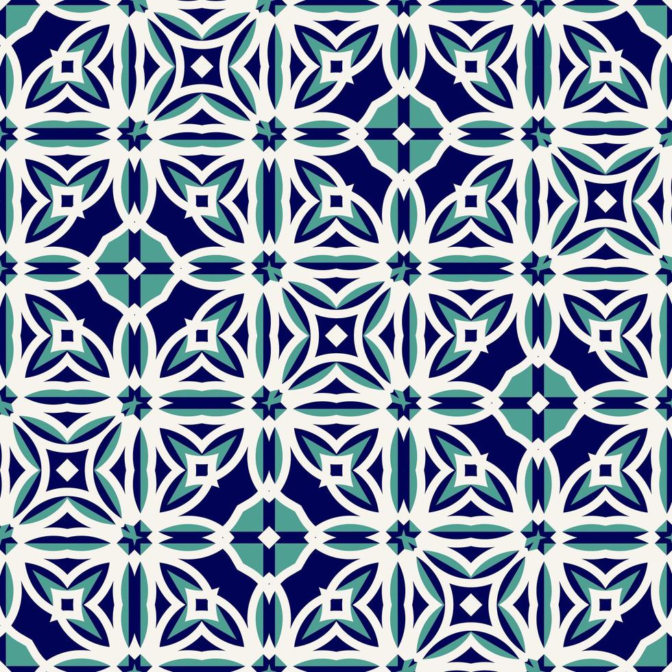 Oriental traditional pattern. Repeated maroccan crosses mosaic tiles. Lantern shapes motif. Tracery window wallpaper. Arabesque digital paper, textile print. Seamless surface design photo