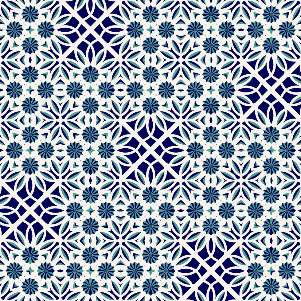 Oriental traditional pattern. Repeated maroccan crosses mosaic tiles. Lantern shapes motif. Tracery window wallpaper. Arabesque digital paper, textile print. Seamless surface design photo