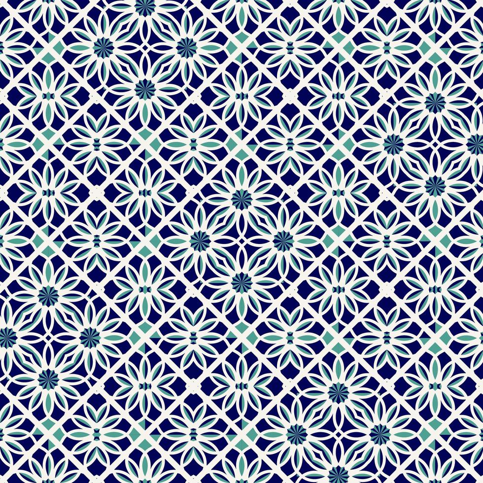 Oriental traditional pattern. Repeated maroccan crosses mosaic tiles. Lantern shapes motif. Tracery window wallpaper. Arabesque digital paper, textile print. Seamless surface design photo