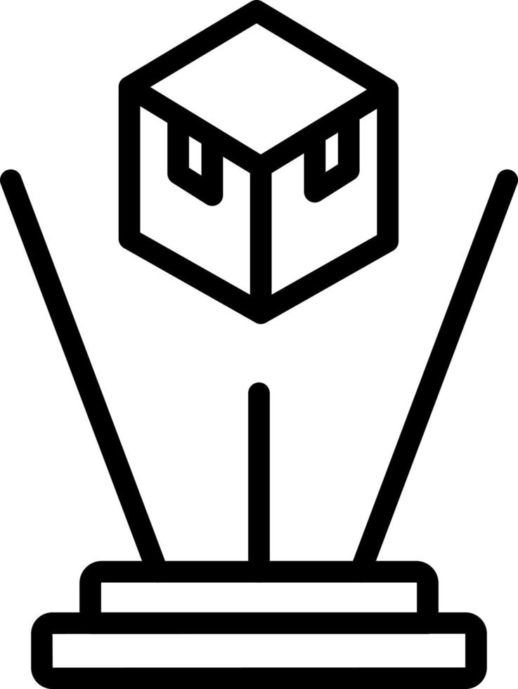 Hologram vector icon
