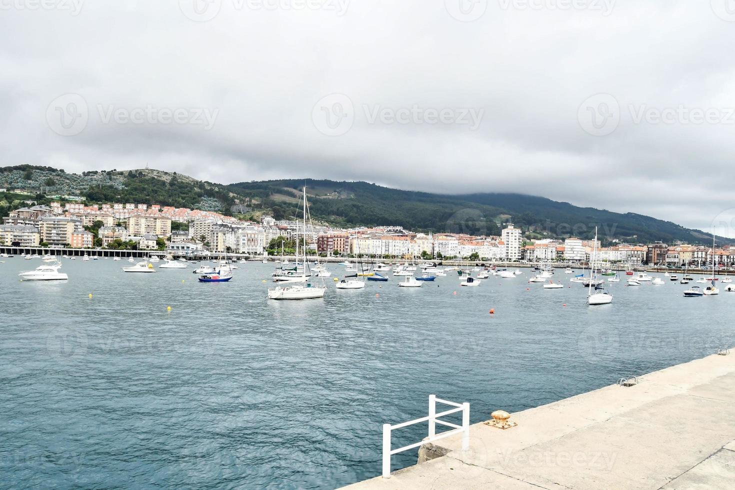 Scenic coastal view photo