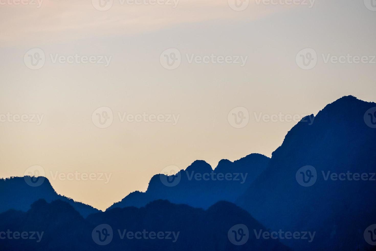 Rural landscape in Asia photo