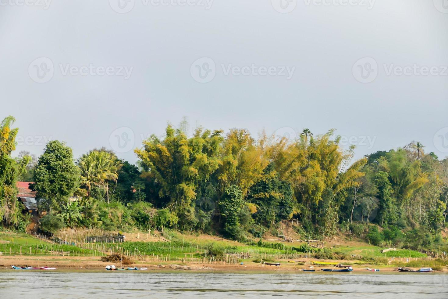 Rural landscape in Asia photo