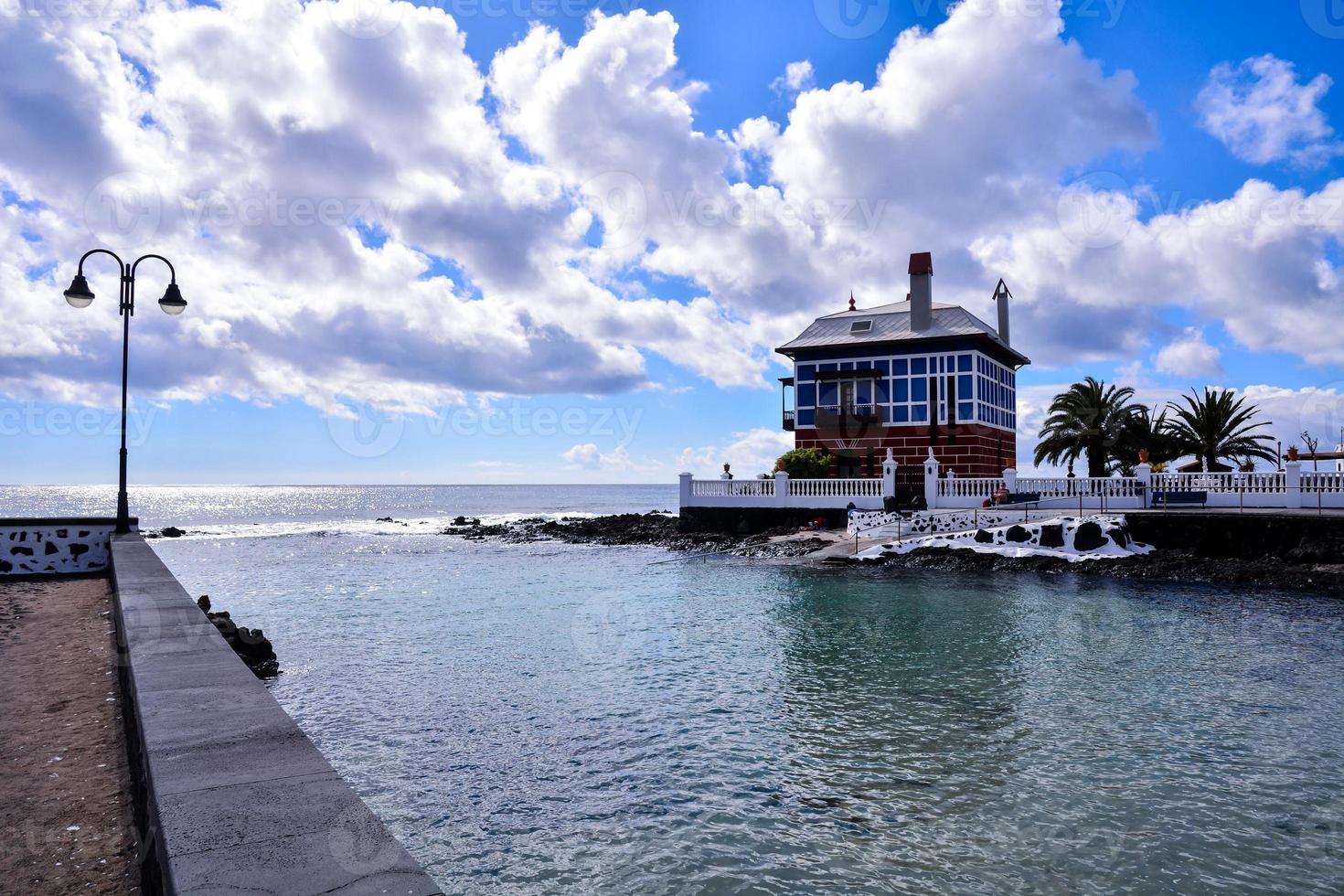 Scenic coastal view photo