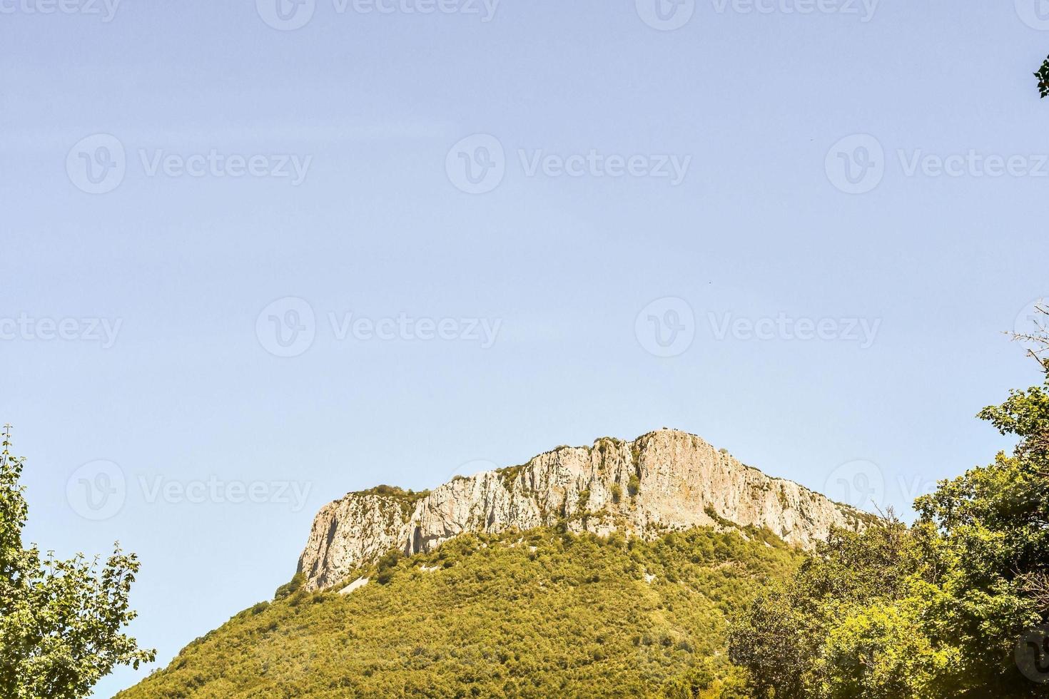 paisaje escénico de montaña foto