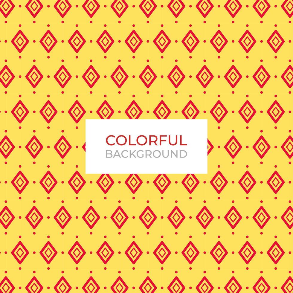 Yellow Pattern With Rhombus For Decoration, Package, Textile. Geometric Vector Illustration