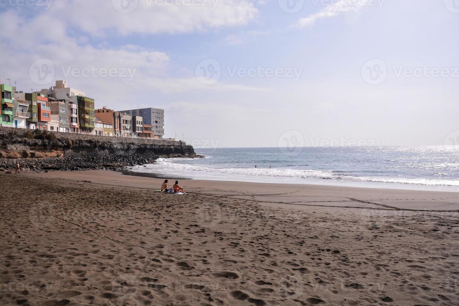 Scenic coastal view photo