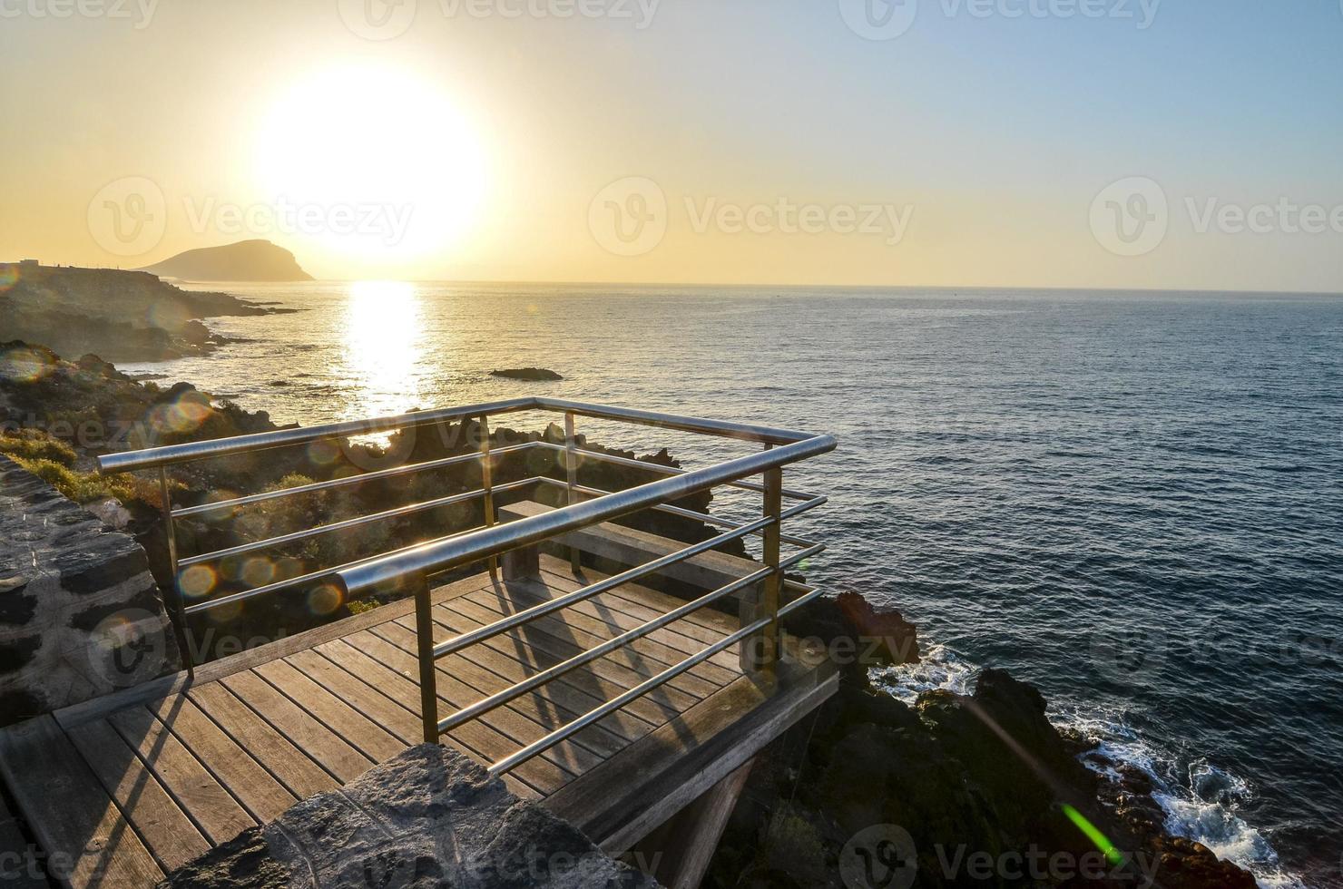 Scenic coastal view photo