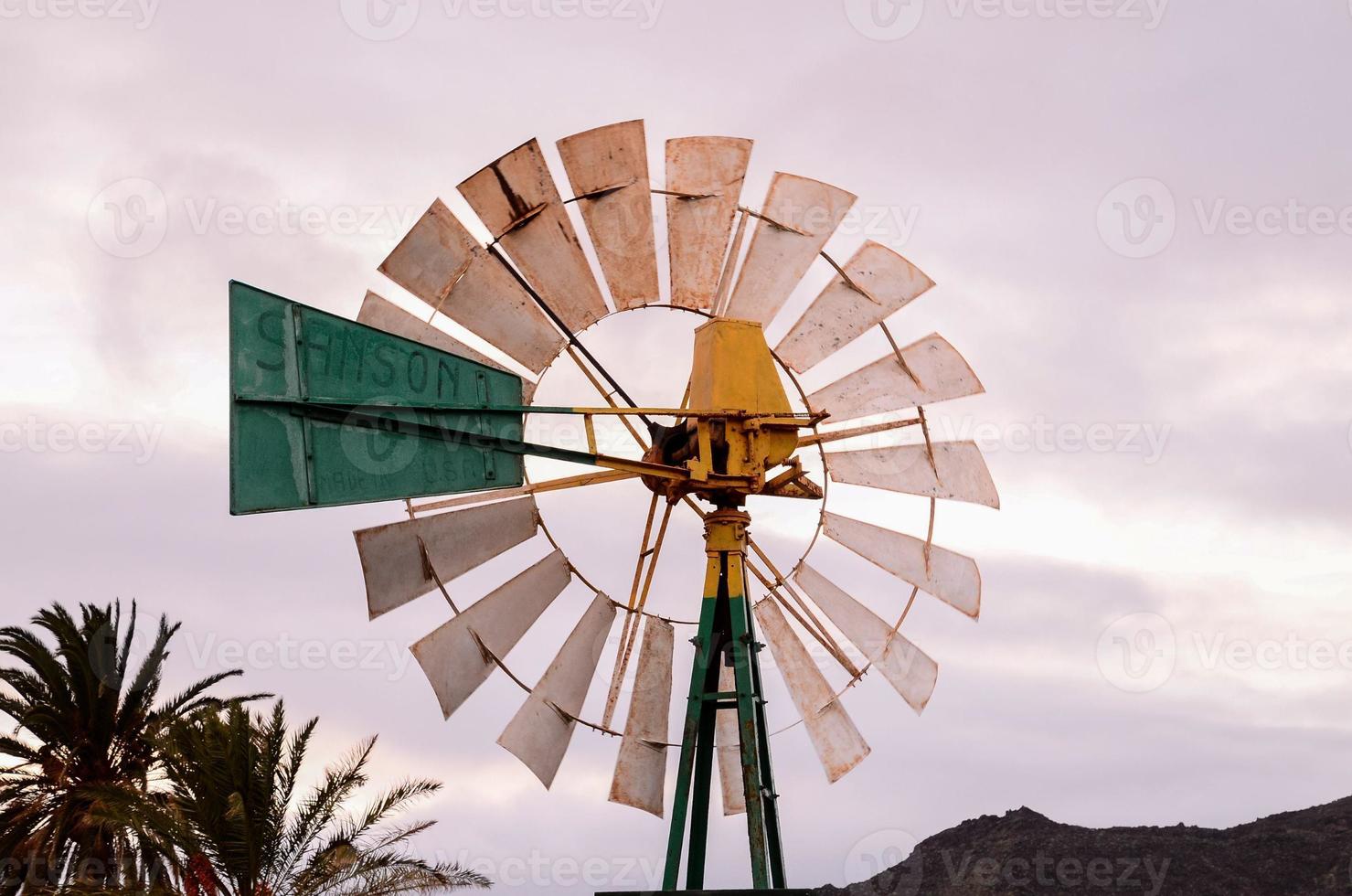 Traditional wind propeller photo