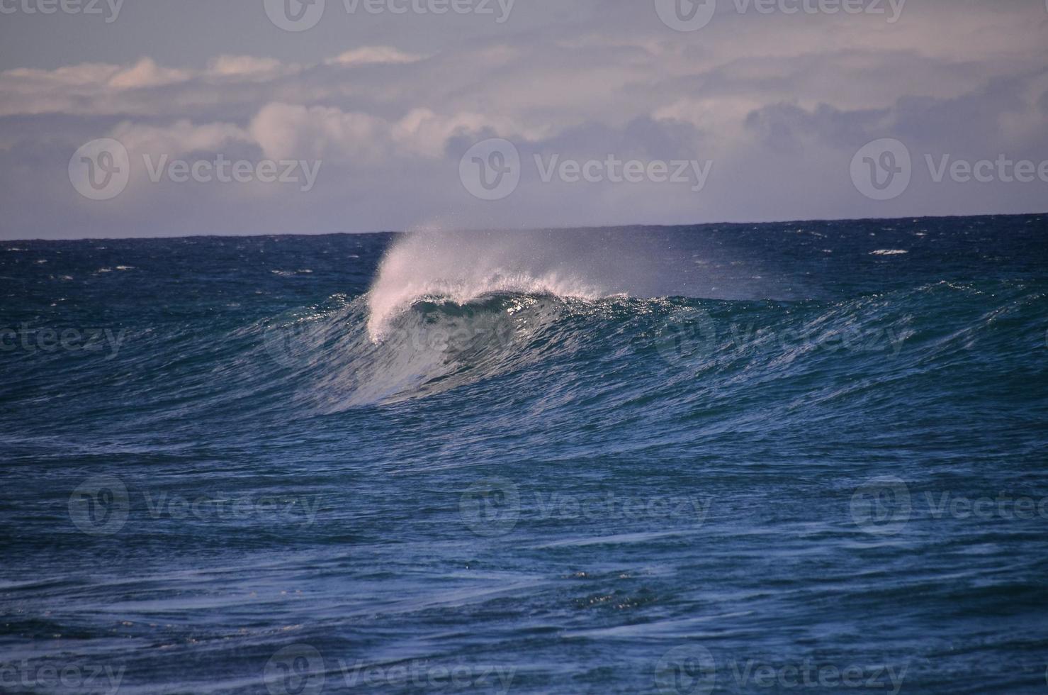 Waves in the ocean photo
