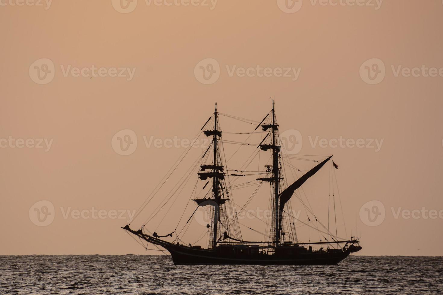 Ship at sea photo