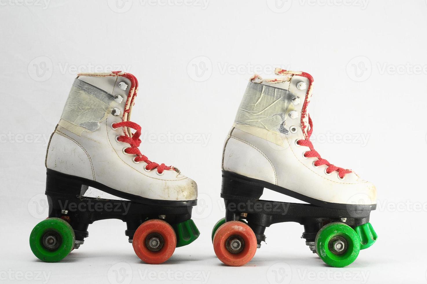 White roller skates photo