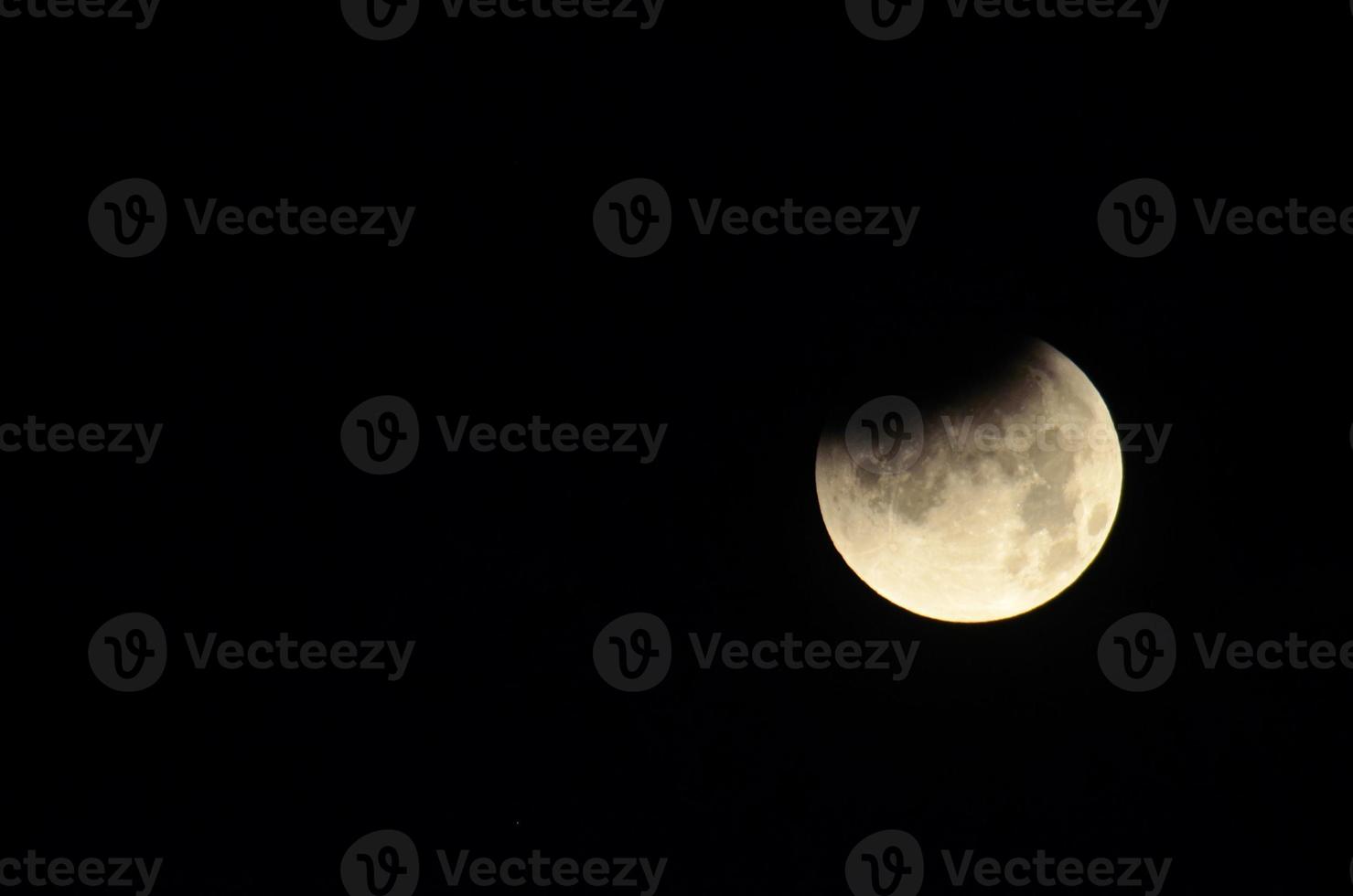 Moon on dark background photo
