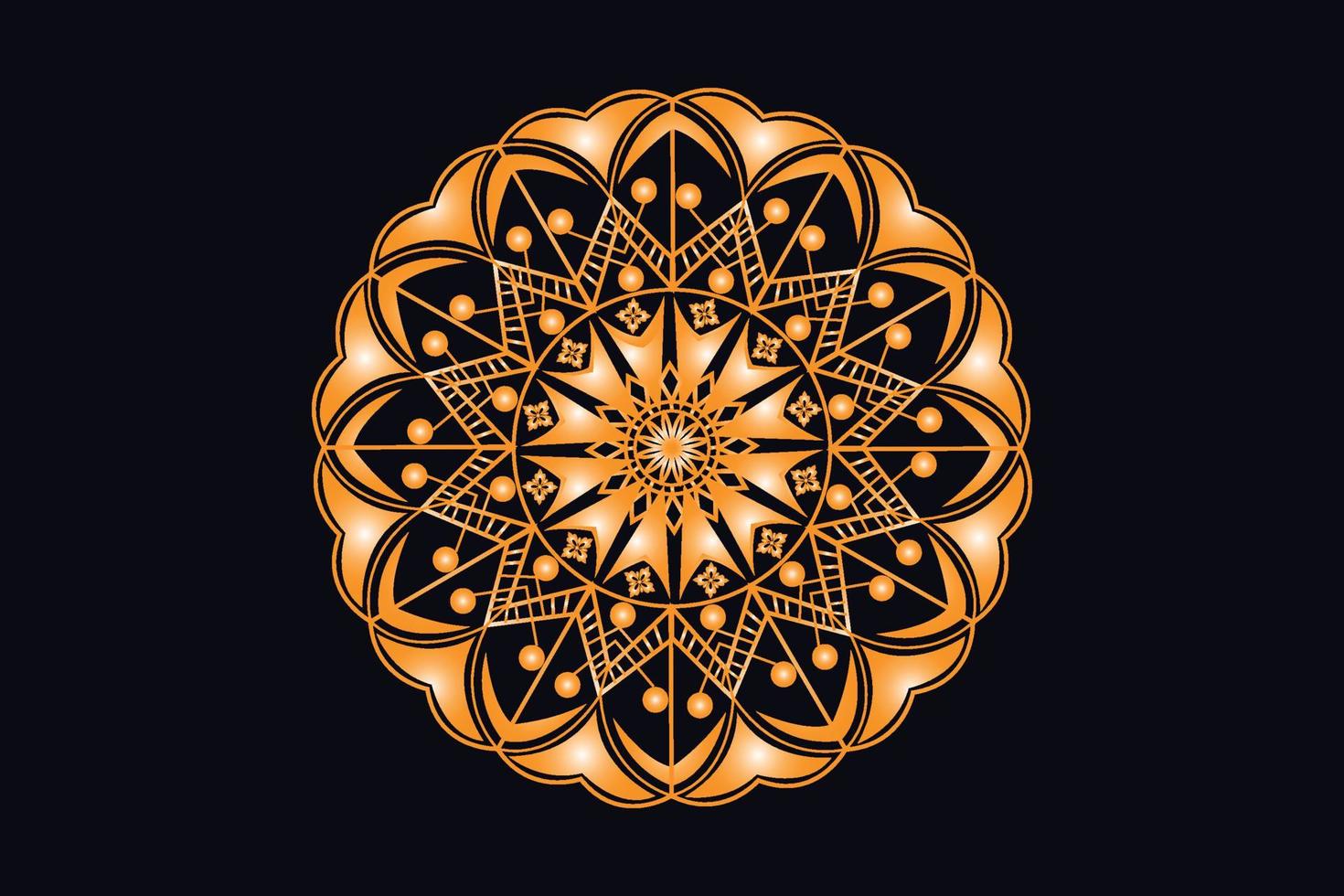 Luxury Golden Royal Mandala Design Vector for Background. Golden ...