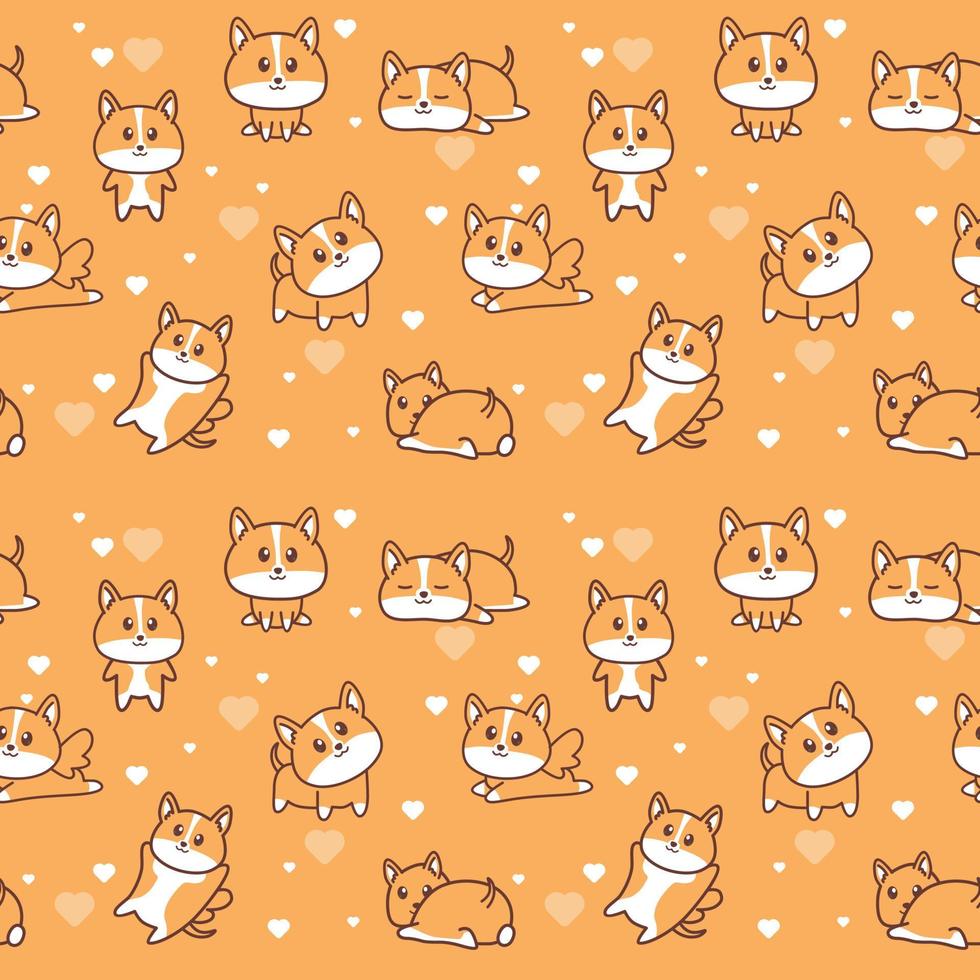 animal pattern dog vector