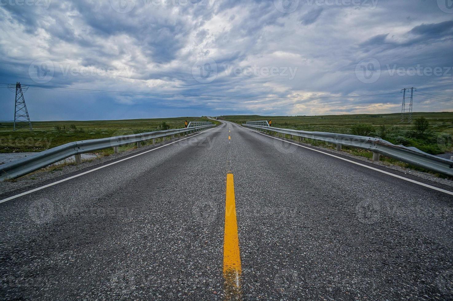 Road in the countryside photo