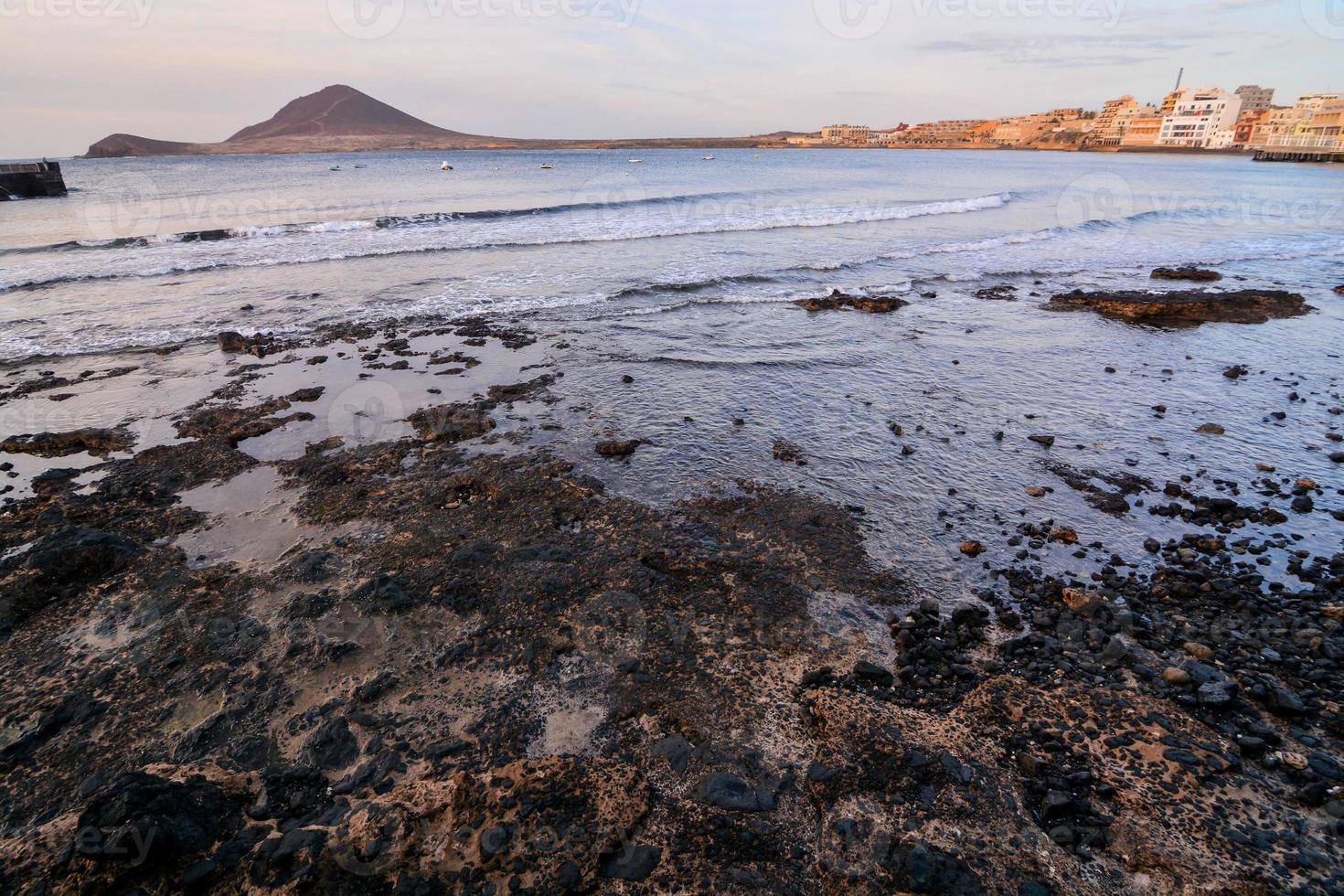 Scenic coastal view photo