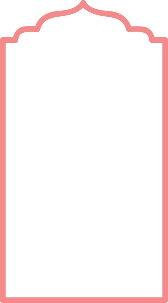 Islamic oriental-style windows and arches. Modern boho colors, minimalistic design vector